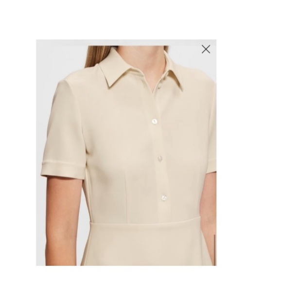 Theory Fitted Admirals Shirt Dress. - Picture 5 of 9